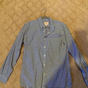 Brooks brothers red fleece button down